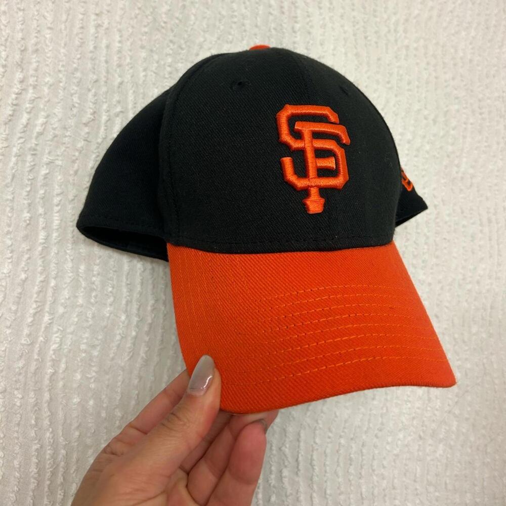 San Francisco Giants New Era Hat M/L Black Orange Baseball Cap